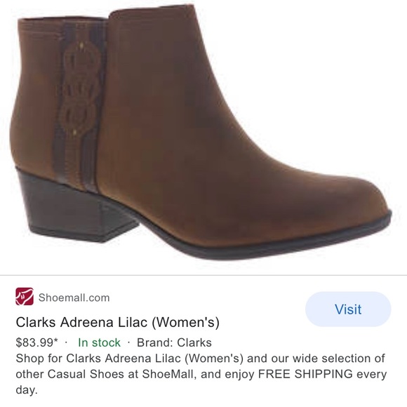 Clark’s Adreena Lilac booties - Picture 2 of 9